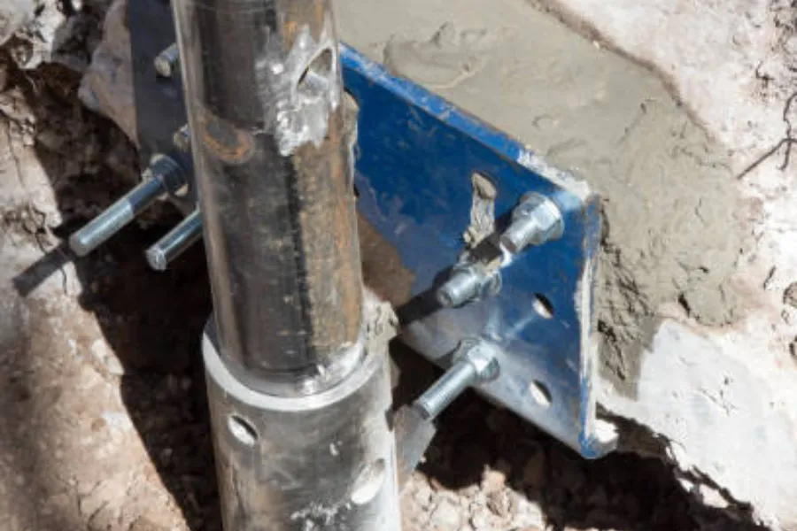 Steel Push Pier Installation in Seymour, IN